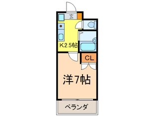 コンフォート亀島の物件間取画像